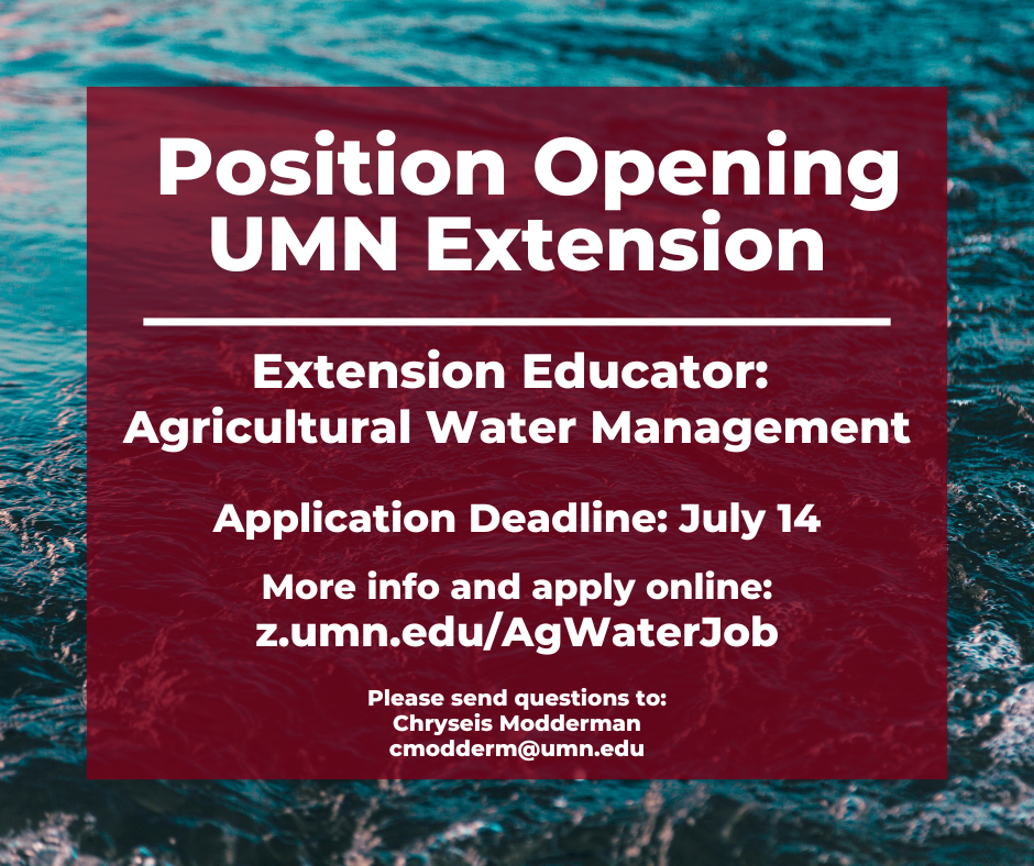 an Agricultural Water Management Extension Educator IAM